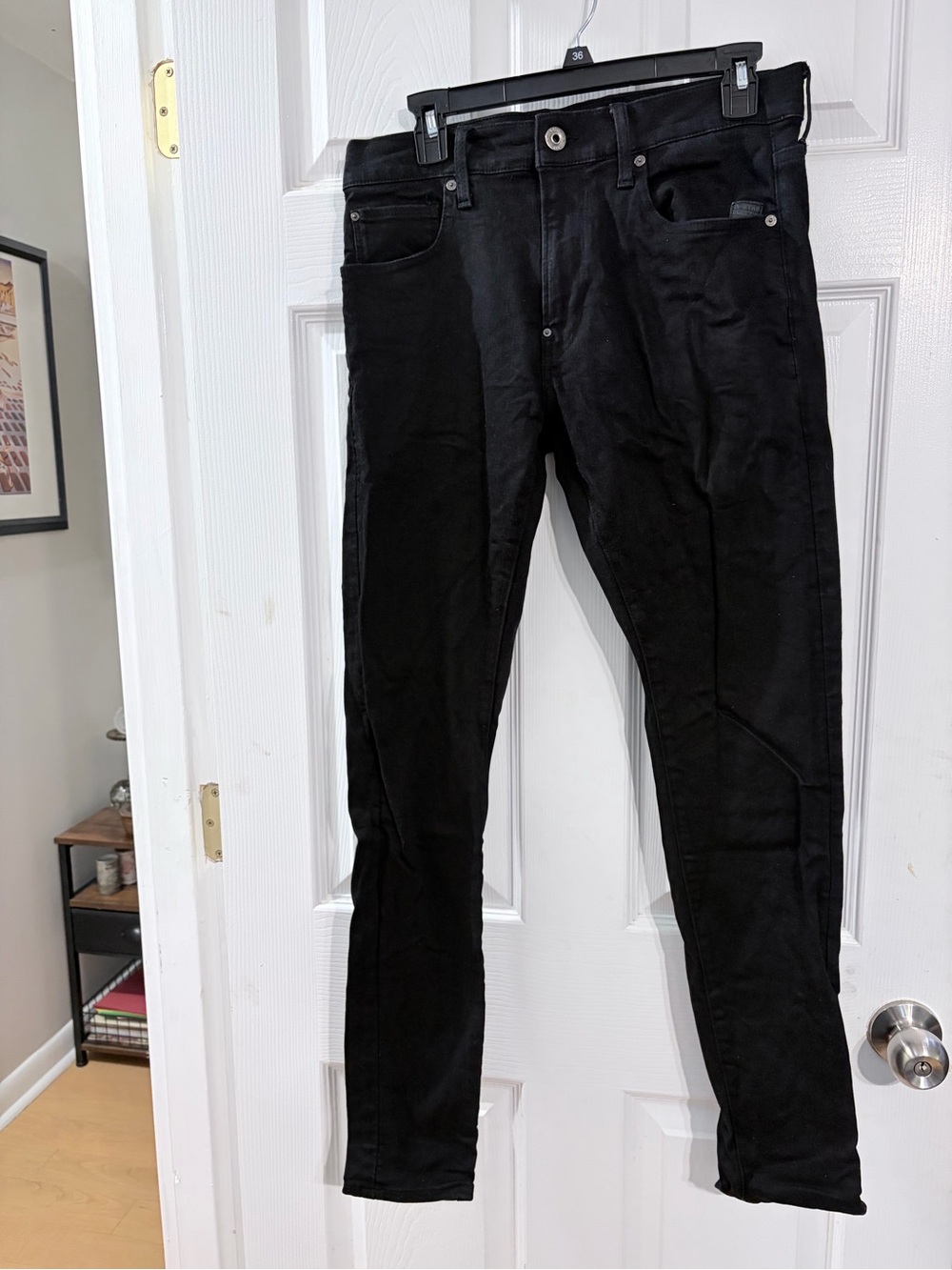 G-Star RAW Revend Skinny Black Jeans Men’s W31 Stretch Denim